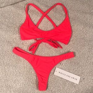 White Fox Swim Boutique Thong Swim Suit